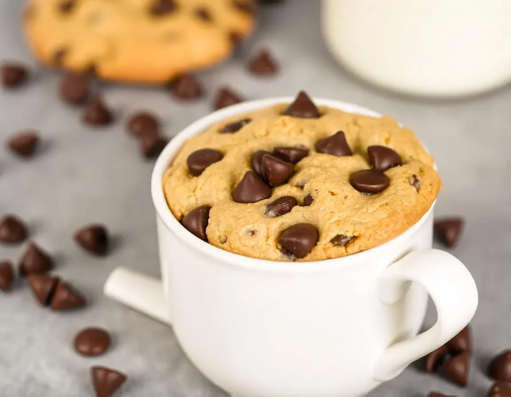 Chocolate Chip Mug Cake