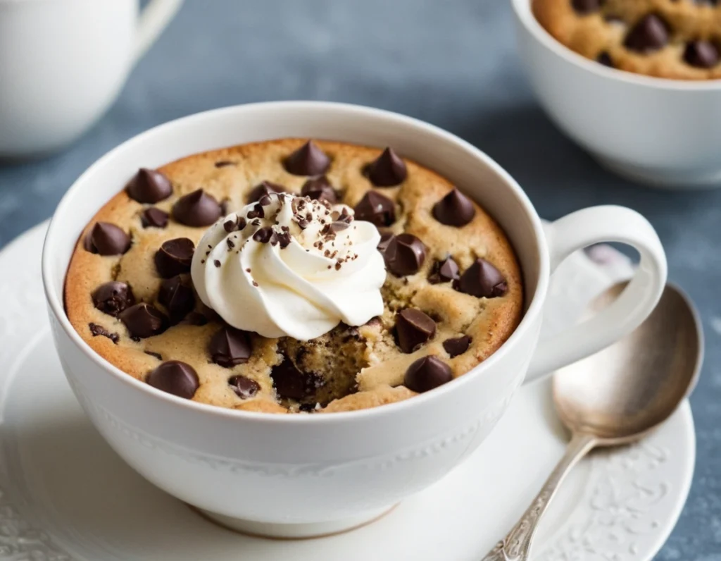 Chocolate Chip Mug Cake