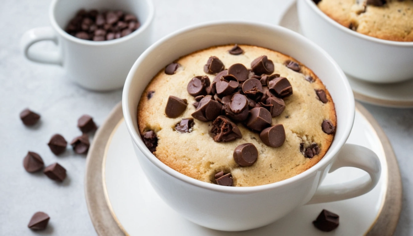 chocolate chip mug cake