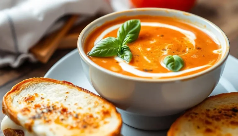 tomato soup and grilled cheese